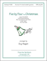 Five by Four for Christmas Handbell sheet music cover